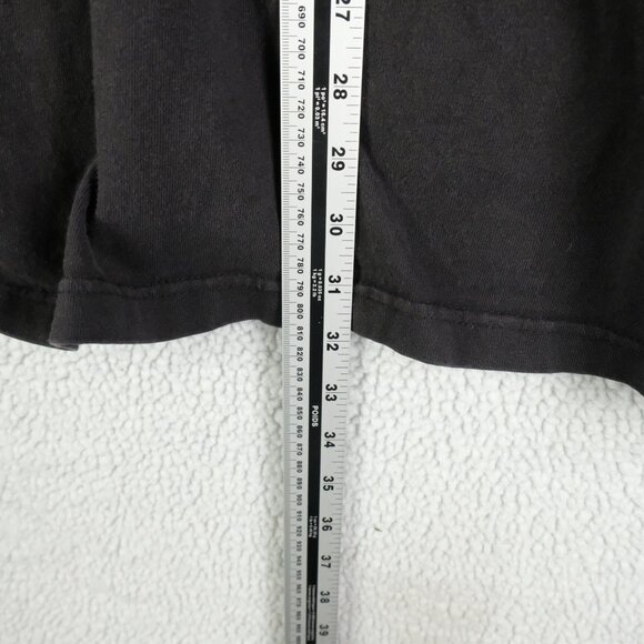 Carhartt T Shirt Mens 2Xl Xxl Black Spell Out Double Sided Short Sleeve Worn - Picture 3 of 7